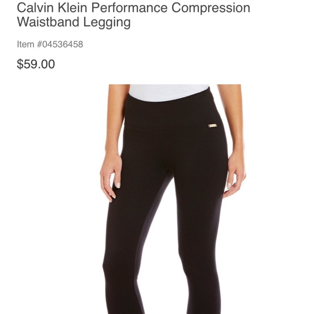 Clavin Klein Performance waist black tights